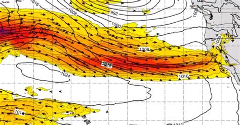 Storm Systems Building In Pacific; Potent Atmospheric River Bearing Down On Bay Area - CBS San ...