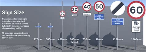 Leap Interactive Blog: Over 400 UK Road Signs for Unreal Engine 4