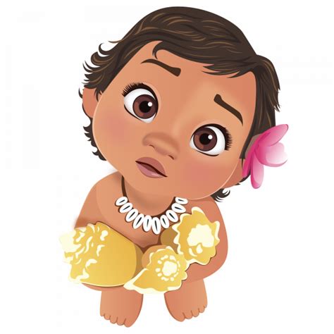 Cartoon Baby Moana Png