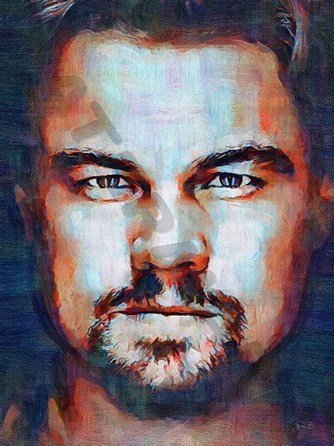 Leonardo Dicaprio Art print Oil Painting Poster LFF0109 | Painting, Art ...