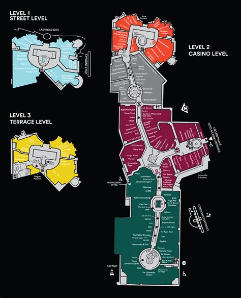 Map Of Caesars Palace Inside