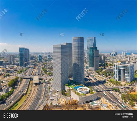 Tel Aviv Skyline Sunny Image & Photo (Free Trial) | Bigstock