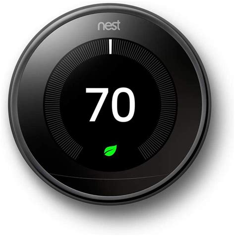 Nest Learning Smart Thermostat 3rd Generation Google Home Alexa-Brand ...