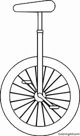 Unicycle Coloring Pages sketch template