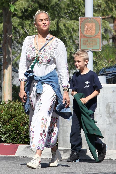 Paula Patton took her son Julian Fuego Thicke grocery shopping at ...