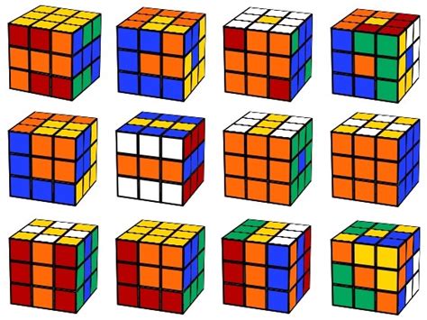 Pretty Rubik's Cube patterns with algorithms