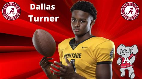 Dallas Turner ⭐⭐⭐⭐ WDE Commits to Alabama || Career Highlights - YouTube