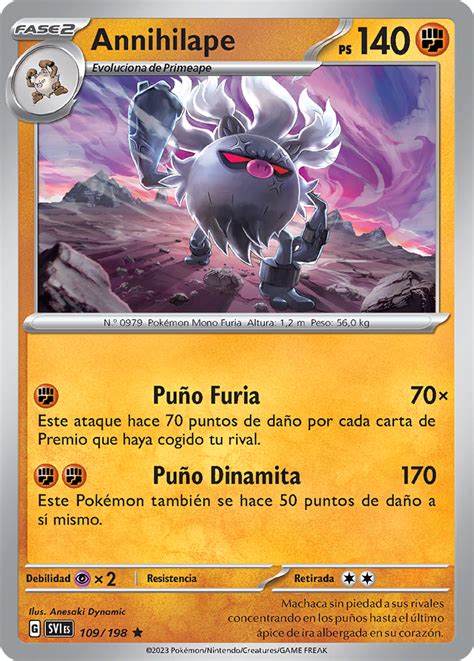 Annihilape (Escarlata y Púrpura TCG) - WikiDex, la enciclopedia Pokémon