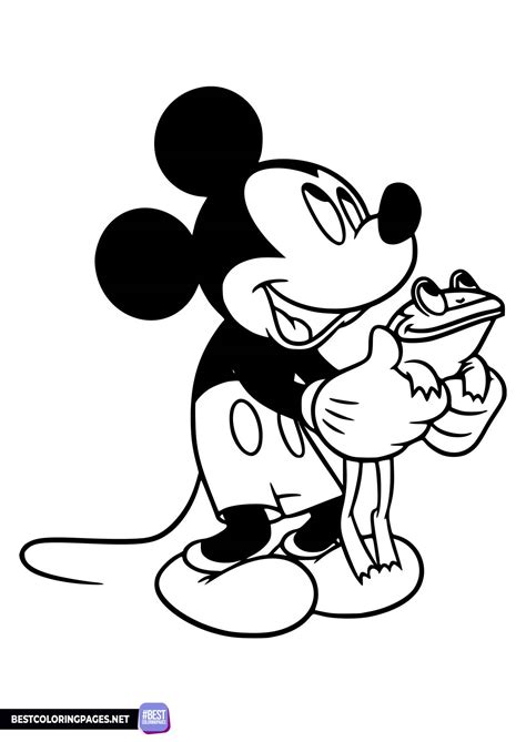 Mickey Mouse coloring pictures - Free printable coloring pages