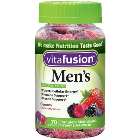 6 Pack - Vitafusion Men's Daily Multivitamin Gummy 70 ea - Walmart.com - Walmart.com