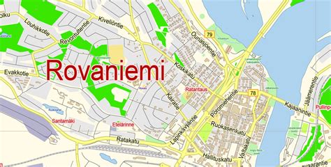 Rovaniemi Map