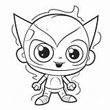 Cartoon Character Coloring Page With Lots Of Color Outline Sketch  sketch template