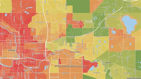 The Best Neighborhoods in East Lansing, MI by Home Value ...