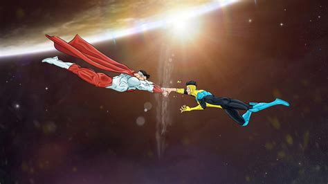 Omni-Man vs Invincible 4K #1231n Wallpaper PC Desktop