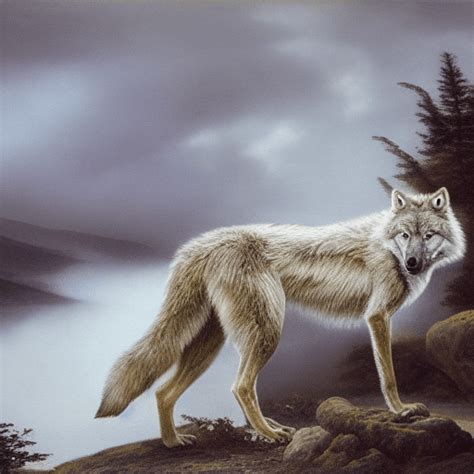 Alexander Archipelago Wolf Painting · Creative Fabrica