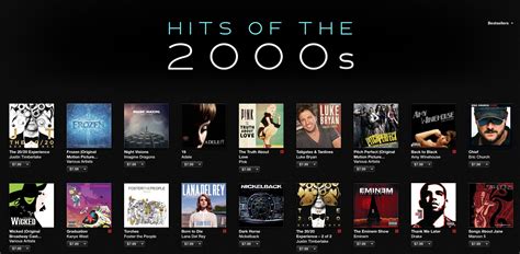 Apple Highlights "Hits of the 2000s," Lowers Music Album Prices to Just $7.99 - Softpedia