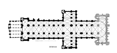 Medieval Durham Cathedral Plans and Drawings