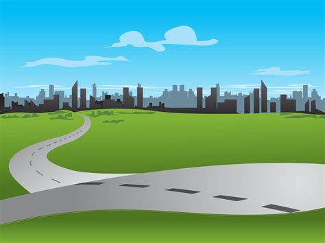 City Road Vector Vector Art & Graphics | freevector.com