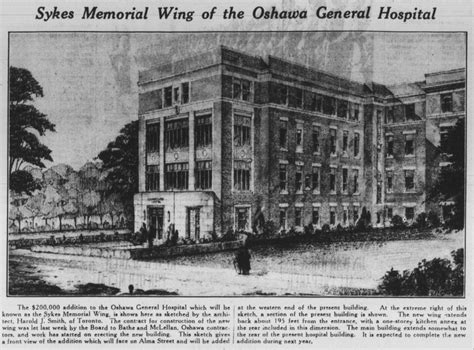 Oshawa General Hospital – Discover Historic Oshawa