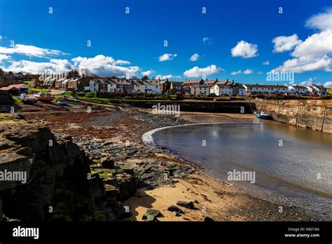 Craster Harbour, Northumberland, UK Stock Photo - Alamy