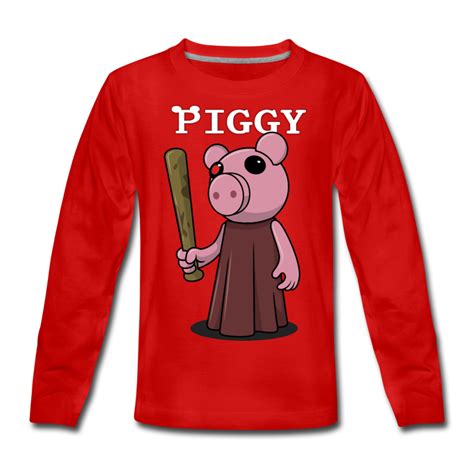 PIGGY Official Store - Piggy Logo Long Sleeve T-Shirt (Youth)