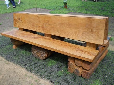 The bench in the children's playground at Clifton Down has been installed! | Carvings with ...