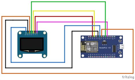 Canciones infantiles Simplificar acantilado esp8266 nodemcu oled display Punto de exclamación ...