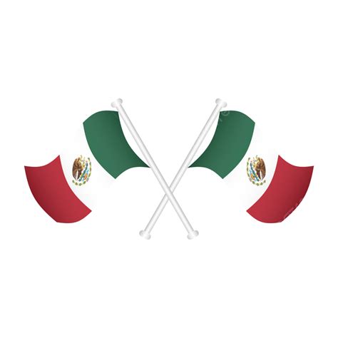 Mexico Flag, Mexico, Flag, Mexico Flag Shinning PNG and Vector with ...