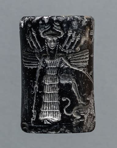 Akkadian Cylinder Seal With A Rare Goddess, 2254-2193 BC | Ancient sumer, Ancient civilizations ...