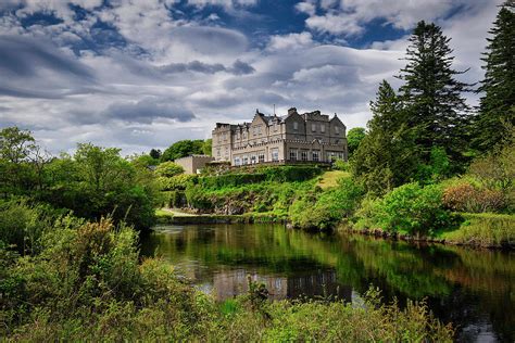 Ballynahinch Castle Photograph by Peter Aiken