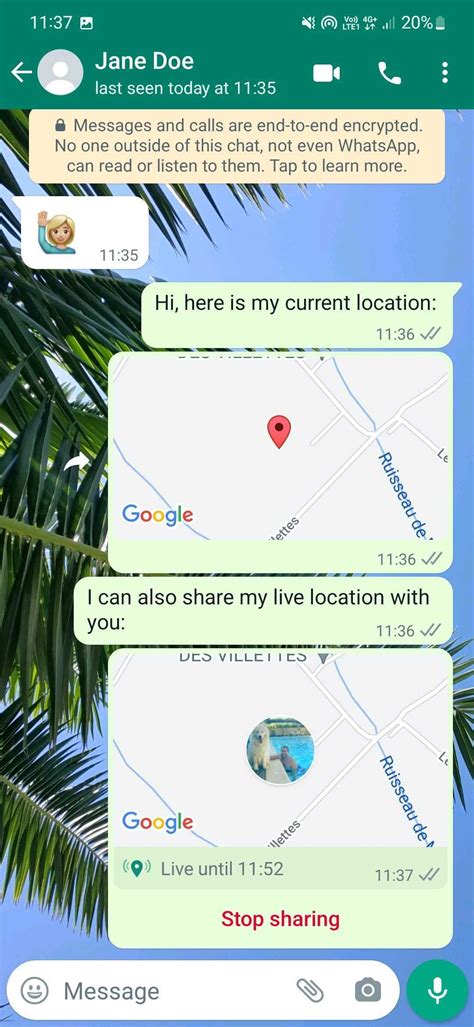 Android: How to share your location with friends and family