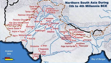 Indus Valley Civilization - A map of the Indus Valley Civilization sites - How Old Is the Ind ...