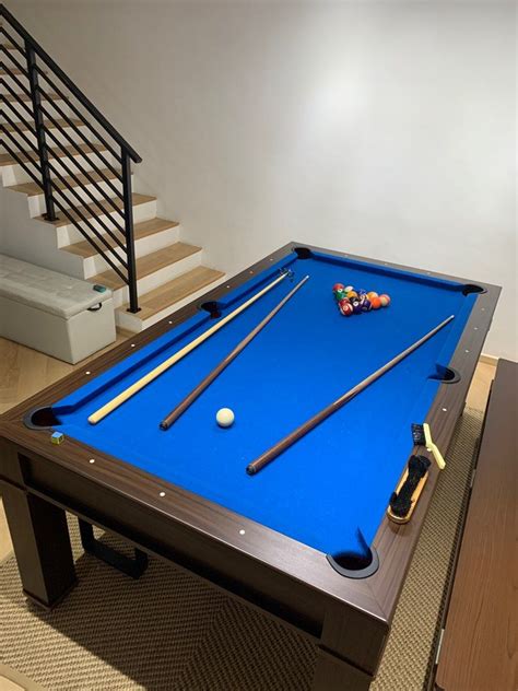 7ft Dining/ Pool Table, Furniture & Home Living, Furniture, Tables & Sets on Carousell