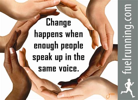 Fitness Stuff #106: Change happens when enough people speak up in the same voice.