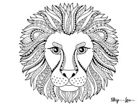 Lion Coloring Pages | Skip To My Lou