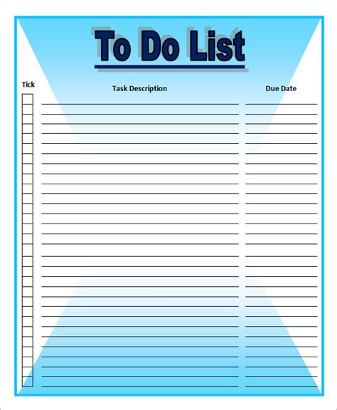 Goodnotes To Do List Template - Free Printable Template