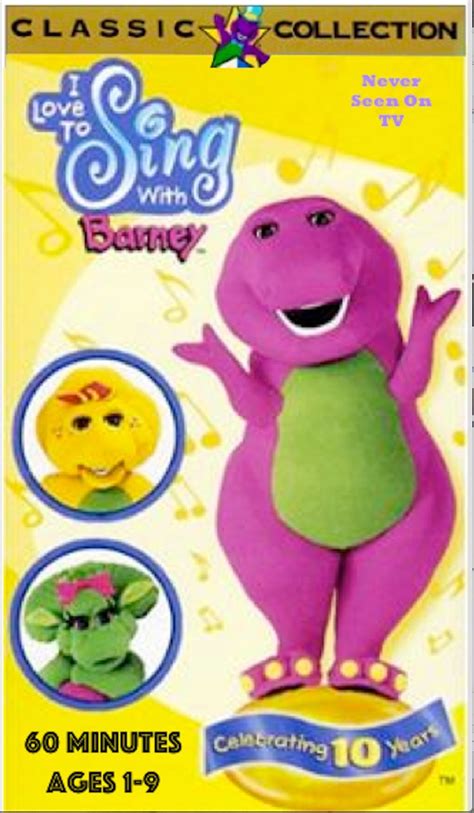 I Love To Sing with Barney (VHS) | Barney&Friends Wiki | Fandom powered ...