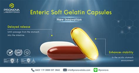 Enteric Soft Gelatin Capsules - Pronova Laboratories