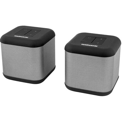 Magnavox Pair of Bluetooth Speakers w/360 DSP & Independent & True ...