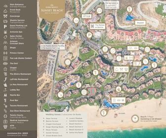 Resort Map | Pueblo Bonito Sunset Beach Golf and Spa Resort | Los Cabos ...