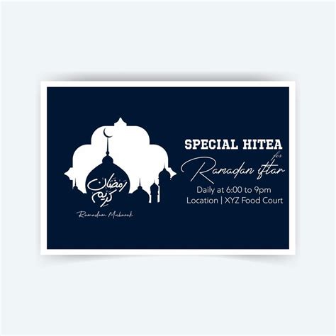 Ramadan Kareem greeting card 15313538 Vector Art at Vecteezy