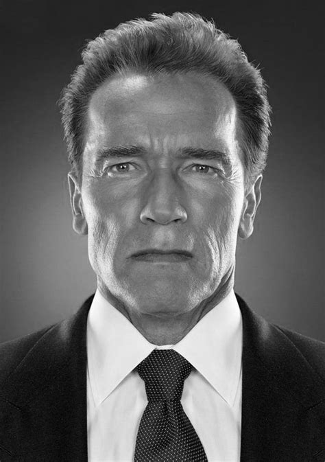 Famous Portraits, Celebrity Portraits, Photo Portrait, Male Portrait, Actor Arnold ...