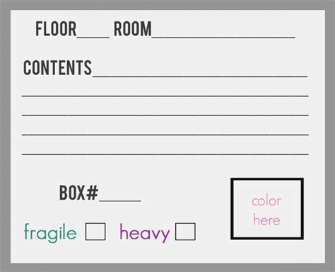 Bankers Box Storage Box Labels – Storage Box Labels Template – Label ...