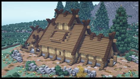 Minecraft: How to build a Viking Long House [ Tutorial ] - YouTube Minecraft Lighthouse ...