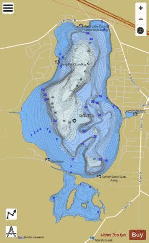 Rock Lake Fishing Map | Nautical Charts App