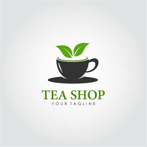 Tea shop logo design vector. Suitable for your business logo 5348023 ...