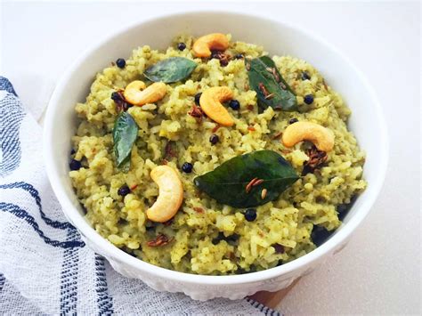 Pudina Khara Pongal Recipe (Rice and Lentils Cooked With Mint Leaves & Mild Spices) by Archana's ...