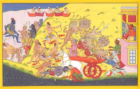 The Battle Between Rama and Ravana