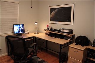Home Office: After | Replacing this home made desk has been … | Flickr