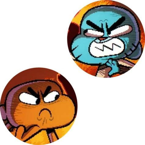 TAWOG matching icons | Gumball, Cartoon profile pics, Vintage cartoon